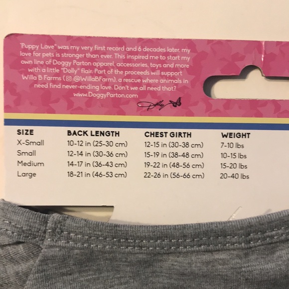 NWOT Doggy Parton Pet Tee - Picture 7 of 7